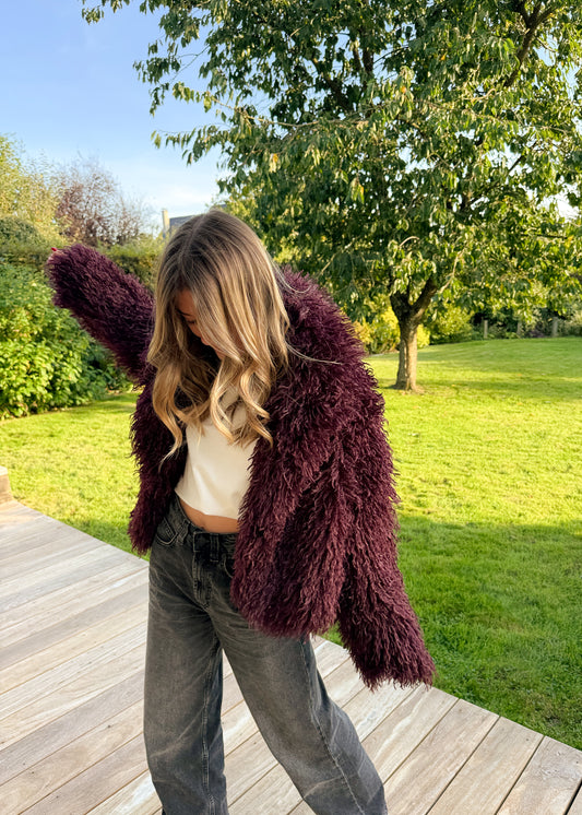 Manteau fausse fourrure Alba