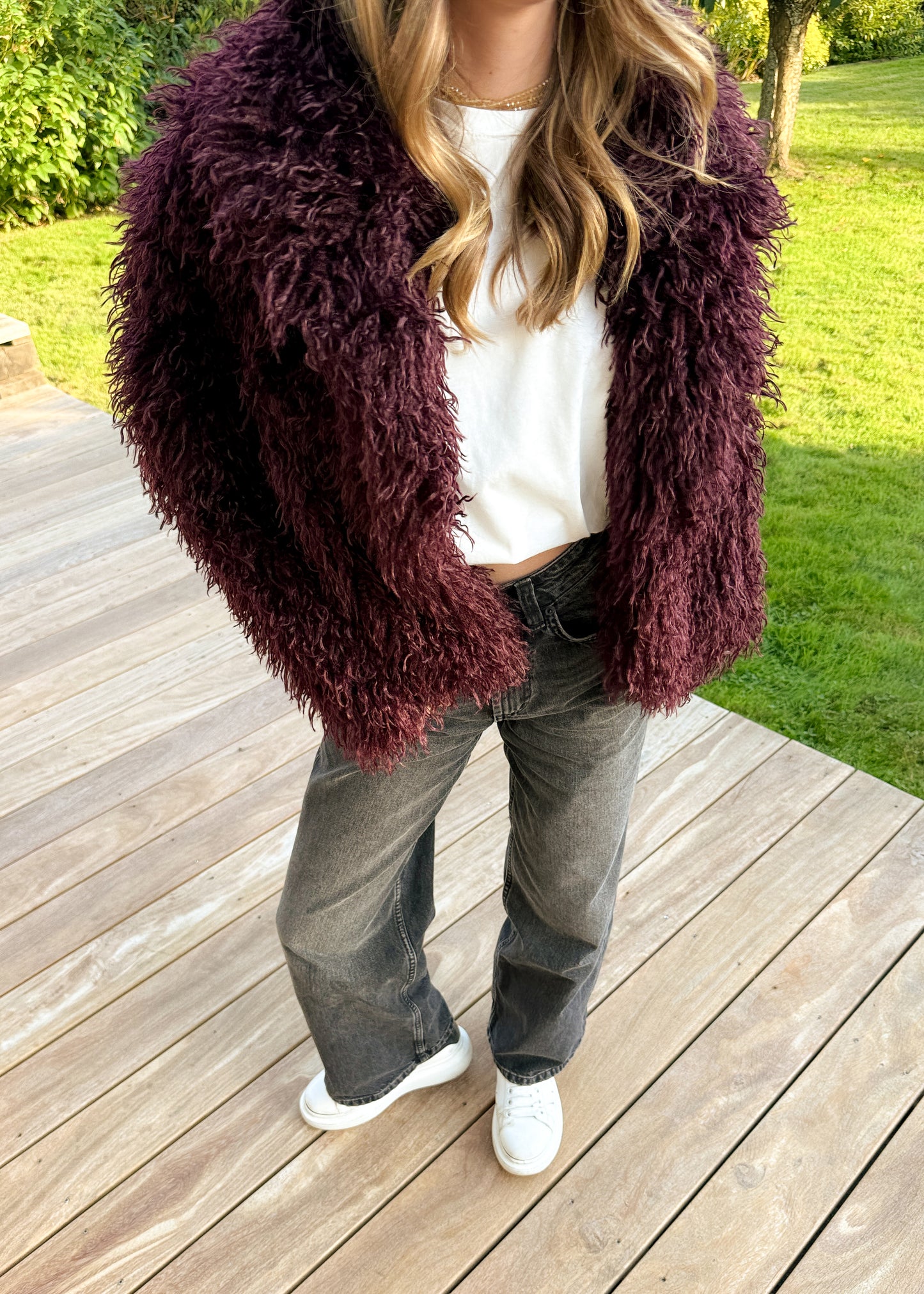 Manteau fausse fourrure Alba