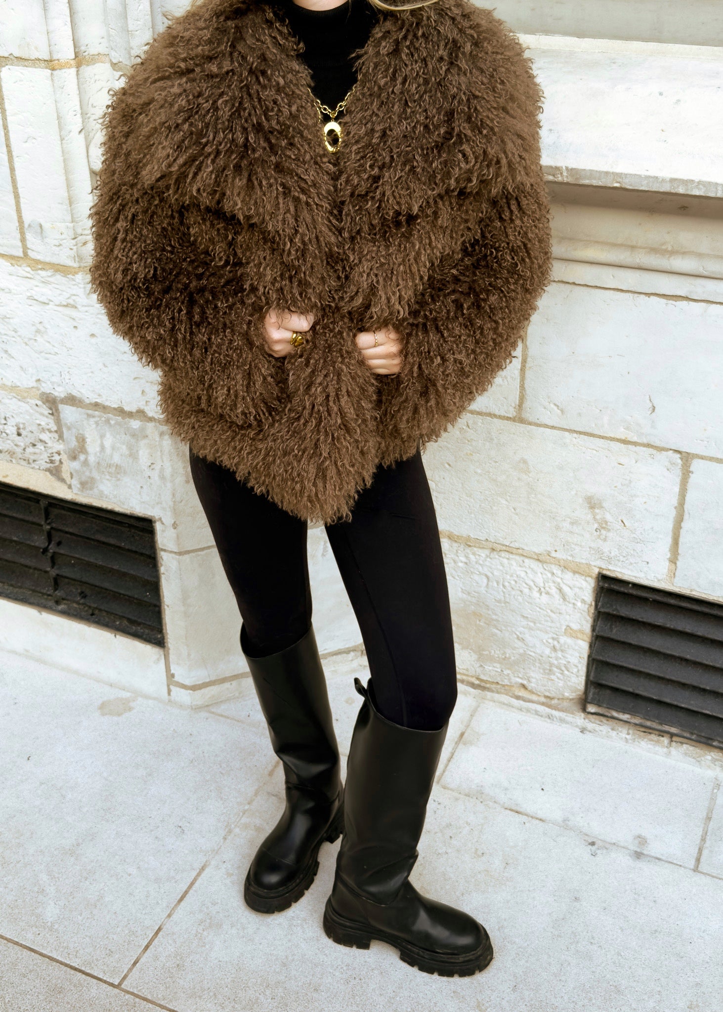 Manteau fausse fourrure Alba