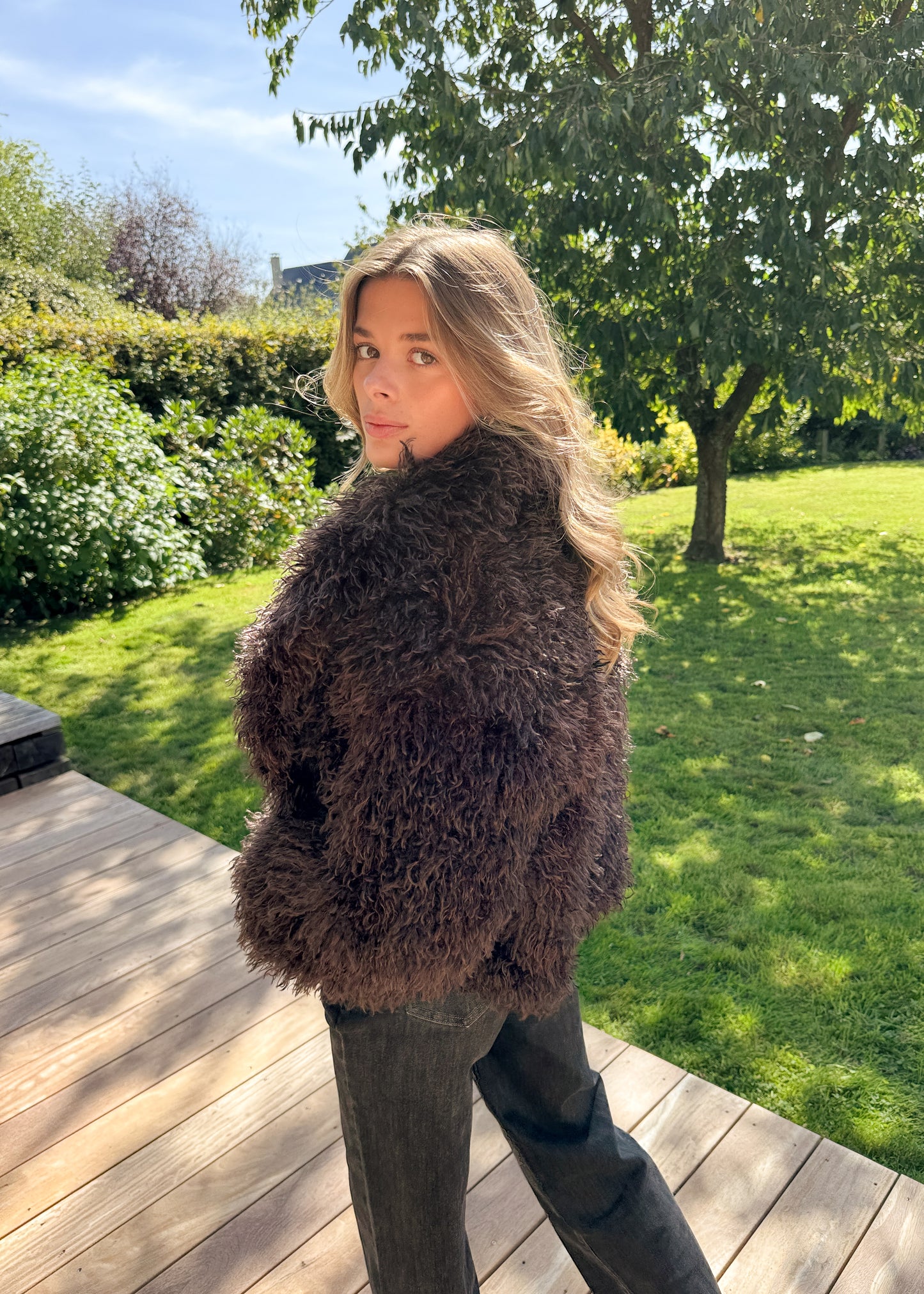 Manteau fausse fourrure Alba