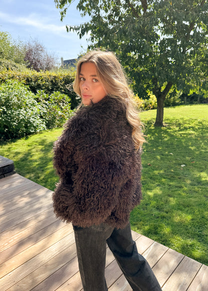 Manteau fausse fourrure Alba