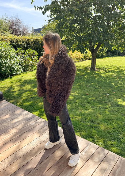 Manteau fausse fourrure Alba