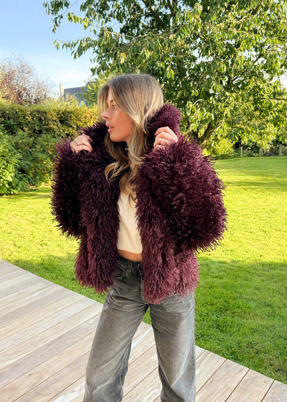 Manteau fausse fourrure Alba