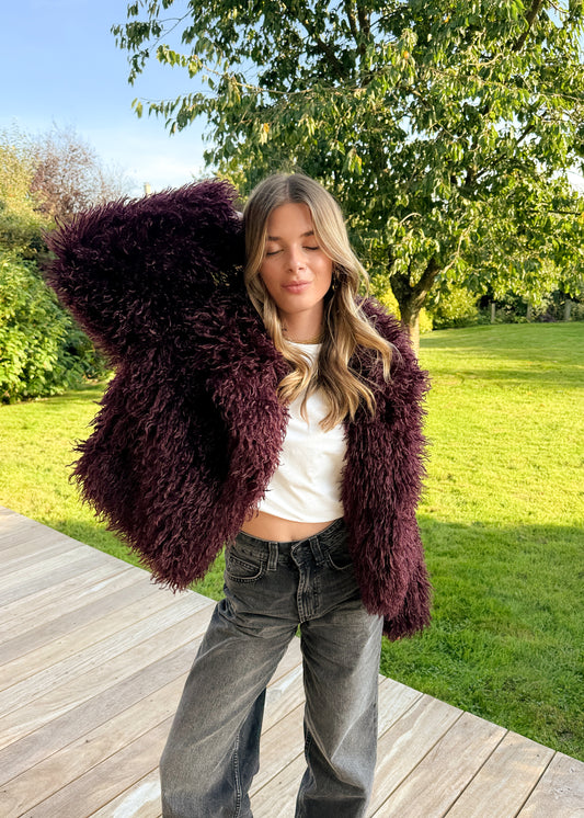 Manteau fausse fourrure Alba